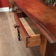Load image into Gallery viewer, x SOLD Antique Australian Hall Table - Cedar and Blackwood Two Drawer Sofa Table. B12470