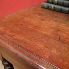 Load image into Gallery viewer, x SOLD Antique Australian Hall Table - Cedar and Blackwood Two Drawer Sofa Table. B12470