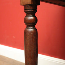 Load image into Gallery viewer, x SOLD Antique Australian Hall Table - Cedar and Blackwood Two Drawer Sofa Table. B12470
