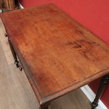 Load image into Gallery viewer, x SOLD Antique Australian Hall Table - Cedar and Blackwood Two Drawer Sofa Table. B12470