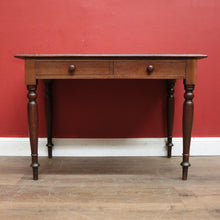 Load image into Gallery viewer, x SOLD Antique Australian Hall Table - Cedar and Blackwood Two Drawer Sofa Table. B12470