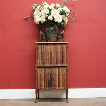 Load image into Gallery viewer, x SOLD 1910-1911 Encyclopedia Britannica. 28 Leather-bound books in the original Mahogany Stand. B12455