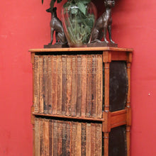 Load image into Gallery viewer, x SOLD 1910-1911 Encyclopedia Britannica. 28 Leather-bound books in the original Mahogany Stand. B12455