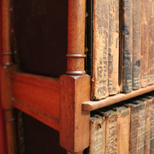 Load image into Gallery viewer, x SOLD 1910-1911 Encyclopedia Britannica. 28 Leather-bound books in the original Mahogany Stand. B12455