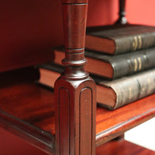 Load image into Gallery viewer, x SOLD Mahogany Bedside Cabinet or Lamp / Side Cupboard with a Mirror Back, Tier Display. B12442