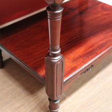 Load image into Gallery viewer, x SOLD Mahogany Bedside Cabinet or Lamp / Side Cupboard with a Mirror Back, Tier Display. B12442