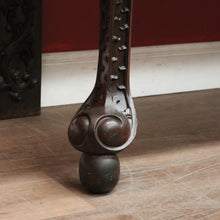 Load image into Gallery viewer, x SOLD Antique Chinese Hardwood Sofa or Hall Table with Heavily Carved Detail. 12453