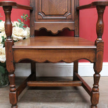 Load image into Gallery viewer, Pair of Antique French Armchairs with Ornate Tall Backs Central Panels and Shaped Arms. B12702