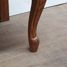 Load image into Gallery viewer, French Oak Vintage Five Drawer Lingerie Chest or Tallboy with Scroll Carving and Gilt Fretwork Handles. B12809