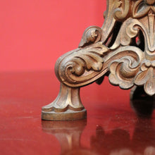 Load image into Gallery viewer, x SOLD Antique French Church Candelabra / Candle Stick Holder with enamel Detail. B12461