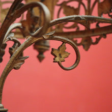 Load image into Gallery viewer, x SOLD Antique French Church Candelabra / Candle Stick Holder with enamel Detail. B12461