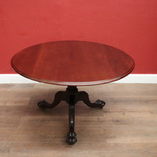 Load image into Gallery viewer, x SOLD Antique Australian Cedar Drop Leaf Dining Table or Pedestal Kitchen Table. B12457
