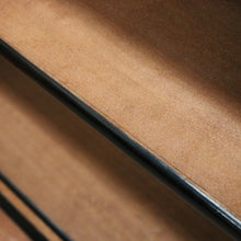 Load image into Gallery viewer, French Walnut Armoire Linen Press – Mirror Doors, Carved Detail, Storage Cupboard. B12473