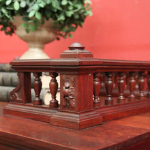 Load image into Gallery viewer, Antique French Walnut Stationery Cabinet – 2 Doors, Brass Fittings, Finial Detail. B12464