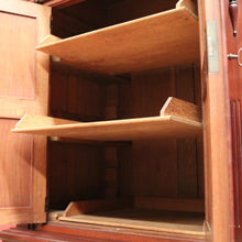 Load image into Gallery viewer, Antique French Walnut Stationery Cabinet – 2 Doors, Brass Fittings, Finial Detail. B12464