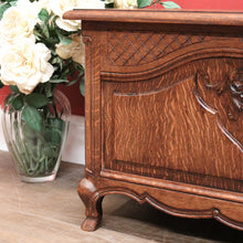 Load image into Gallery viewer, x SOLD French Coffer or Trunk, use as a Toy Box, Shoe Storage, Blanket Box or Coffee Table. B12261