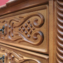 Load image into Gallery viewer, Vintage French Cabinet with Three Felt Lined Drawers for Jewellery or Silverware. B12863