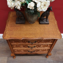 Load image into Gallery viewer, Vintage French Cabinet with Three Felt Lined Drawers for Jewellery or Silverware. B12863