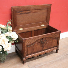 Load image into Gallery viewer, x SOLD French Coffer or Trunk, use as a Toy Box, Shoe Storage, Blanket Box or Coffee Table. B12261