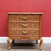 Load image into Gallery viewer, Vintage French Cabinet with Three Felt Lined Drawers for Jewellery or Silverware. B12863