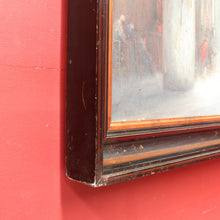 Load image into Gallery viewer, x SOLD Jozef Horenbant Cathedral Interior Painting in Black and Gilt Frame. B12716