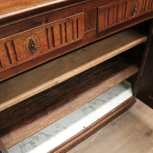 Load image into Gallery viewer, Antique French Oak Sideboard Hall Cabinet c1830 with Keys & Shelves. B12254