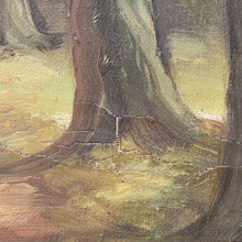 Load image into Gallery viewer, x SOLD Antique Oil on Canvas Country Landscape in Gilt Frame Signed Lower Right. B12721