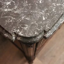 Load image into Gallery viewer, x SOLD Antique French Oak Chest of Drawers with Shaped Marble Top - Hall or Entry Cupboard. B12260