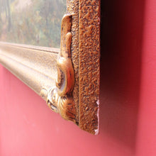 Load image into Gallery viewer, x SOLD Antique Oil on Canvas Country Landscape in Gilt Frame Signed Lower Right. B12721