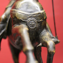 Load image into Gallery viewer, x SOLD 19th Century Bronze Spelter - Joan of Arc on Horseback holding a Flag. B12302