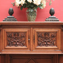Load image into Gallery viewer, x SOLD Antique French Oak Two-door Hall Cabinet / Side Cabinet/ Entry Foyer Cupboard. B12284