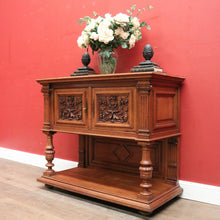 Load image into Gallery viewer, x SOLD Antique French Oak Two-door Hall Cabinet / Side Cabinet/ Entry Foyer Cupboard. B12284