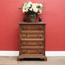 Load image into Gallery viewer, x SOLD Vintage Spanish Writing Bureau with Drawers, Lift-Lid Desk & Iron Hardware. B12297