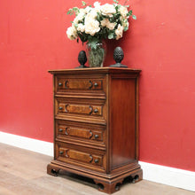 Load image into Gallery viewer, x SOLD Vintage Spanish Writing Bureau with Drawers, Lift-Lid Desk & Iron Hardware. B12297