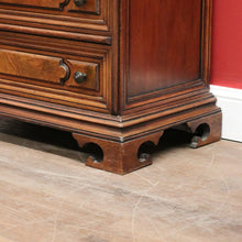 Load image into Gallery viewer, x SOLD Vintage Spanish Writing Bureau with Drawers, Lift-Lid Desk & Iron Hardware. B12297