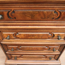 Load image into Gallery viewer, x SOLD Vintage Spanish Writing Bureau with Drawers, Lift-Lid Desk & Iron Hardware. B12297