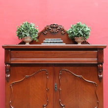 Load image into Gallery viewer, Vintage Johnson’s Australian Cedar Sideboard Hall Cabinet with Cutlery Drawer B13146