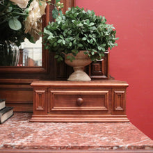 Load image into Gallery viewer, x SOLD Antique French Walnut Dressing Table – Marble top - Mirror, 6 Drawers, Carved Detail. B12475