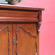 Load image into Gallery viewer, Vintage Johnson’s Australian Cedar Sideboard Hall Cabinet with Cutlery Drawer B13146