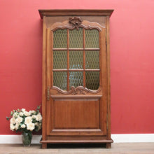 Load image into Gallery viewer, Antique French Linen Cabinet or Single Door Pantry, Storage Cupboard, Bookcase. B12259