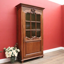Load image into Gallery viewer, Antique French Linen Cabinet or Single Door Pantry, Storage Cupboard, Bookcase. B12259