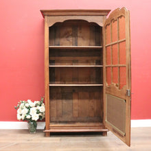 Load image into Gallery viewer, Antique French Linen Cabinet or Single Door Pantry, Storage Cupboard, Bookcase. B12259