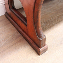 Load image into Gallery viewer, Antique Australian Cedar Church Pew with Carved Gothic Quatrefoil Ends. B13145