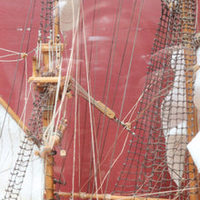 Load image into Gallery viewer, x SOLD Captain Cook HMAS Endeavour Model Ship with Cedar and Glass Display Case. B12906