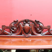 Load image into Gallery viewer, English Mahogany Antique Sideboard Servery with Mirror Back and Two Keys. B12892