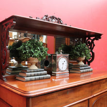 Load image into Gallery viewer, English Mahogany Antique Sideboard Servery with Mirror Back and Two Keys. B12892