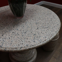Load image into Gallery viewer, Solid Granite Outdoor Garden Table with Four Matching Stools. B13148