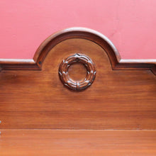 Load image into Gallery viewer, Antique Australian Cedar Three Tier Servery or Dumb Waiter on Porcelain Castors. B13153