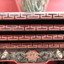 Load image into Gallery viewer, x SOLD Set of 4 Oriental Nesting Tables – Floral Design, Made in the People’s Republic of China. B12286