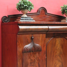 Load image into Gallery viewer, Antique English Mahogany Three Drawer, Three Door Sideboard Cabinet Circa 1850. B13152